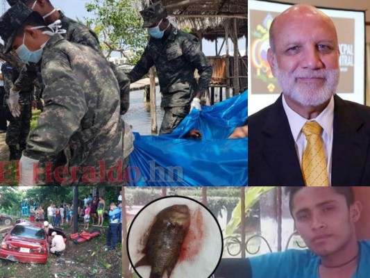 Un fatídico naufragio y el asesinato del exalcalde 'Pelón' Acosta, entre los sucesos de la semana en Honduras