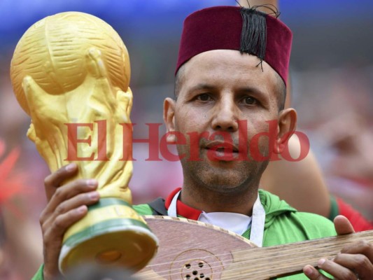 Los looks más extraños de los aficionados de Portugal y Marruecos en el estadio Luzhniki