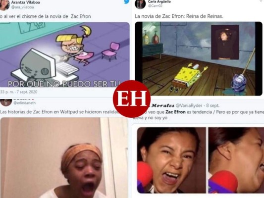 Los memes que desató el noviazgo de Zac Efron con una mesera