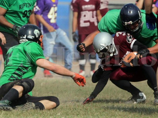 Raptors ganó el primer clásico de la temporada 2016 a Huracanes en el fútbol americano en la capital de Honduras.