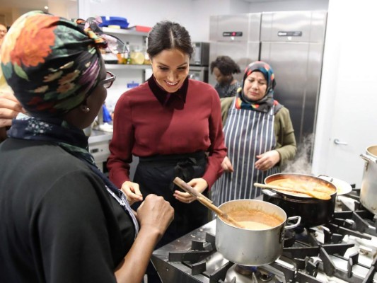 La Duquesa de Susex, Meghan Markle muestra sus dotes en la cocina