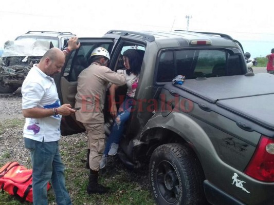 Las imágenes tras el aparatoso accidente en carretera a Olancho