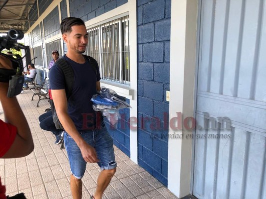 FOTOS: Así le dieron la bienvenida a Marcelo Canales en el entreno de Motagua