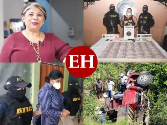 Fatales accidentes, asesinatos con saña y detenciones: los sucesos de la semana en Honduras