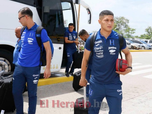 Selección de Honduras partió a Miami para jugar la Copa Oro