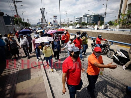 Así fue la protesta de maestros en la capital contra la intervención del Inprema