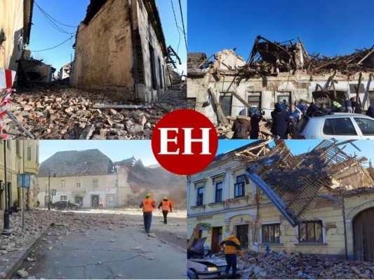 Muertos, heridos y severos daños: El saldo del potente sismo en Croacia (FOTOS)