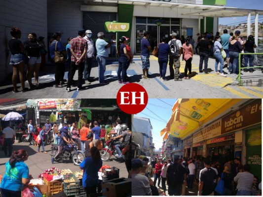 Capitalinos abarrotan mercados para abastecerse en plena cuarentena por Covid-19