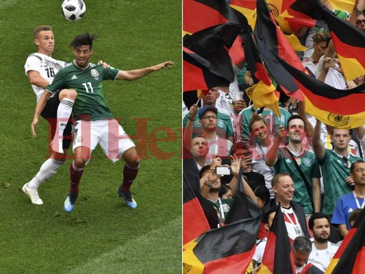 El ambientazo que viven los aficionados en el encuentro entre Alemania vs México