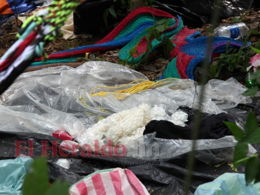 FOTOS: El campamento clandestino que tenía la Mara Salvatrucha en El Merendón