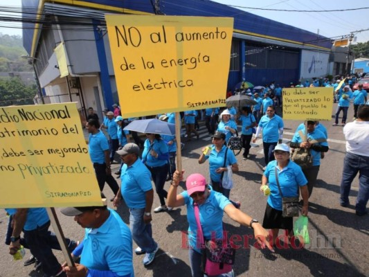 FOTOS: Las exigencias de los hondureños en el Día del Trabajador