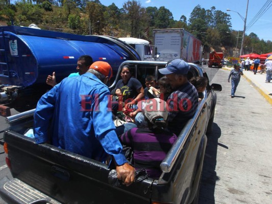 Semana Santa: Así fue la salida de veraneantes de la capital de Honduras