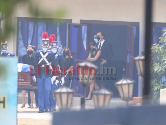 FOTOS: Con ceremonia fúnebre despiden restos del expresidente Rafael Leonardo Callejas