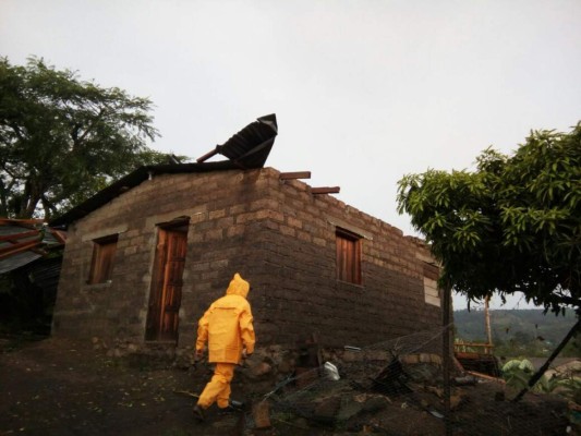 Fotos: Fuertes lluvias azotaron calles y avenidas de la capital de Honduras