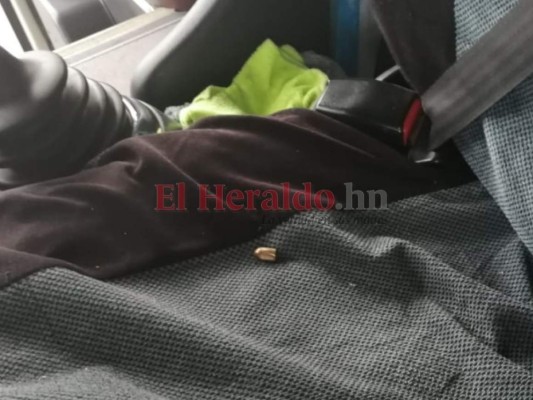 FOTOS: Así quedó la escena del conductor de bus asesinado en Comayagüela