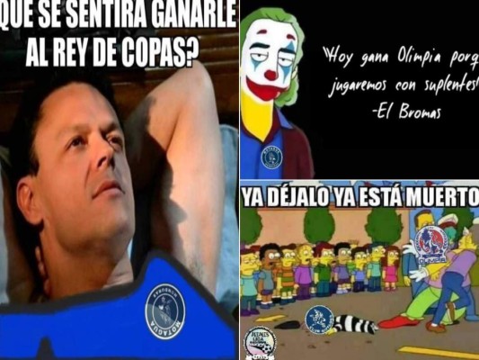 Motagua es víctima de memes tras perder ante Olimpia con doblete de Benguché