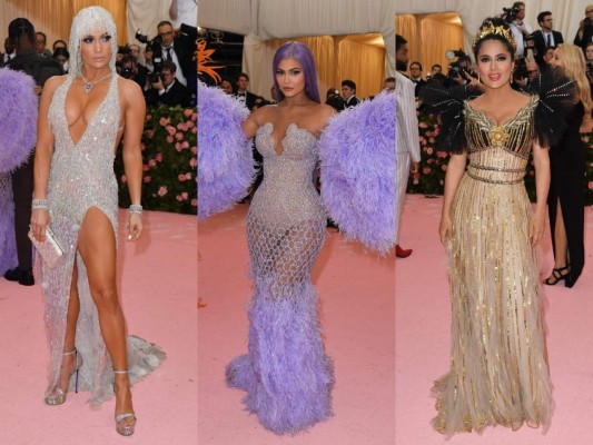 Los exóticos vestidos de Jennifer López, Kylie Jenner y Kim Kardashian en la Gala Met 2019