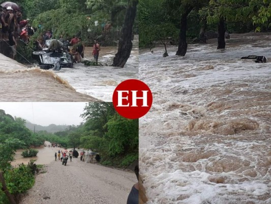 FOTOS: Así rescataron restos de hermanos arrastrados por el río en Langue