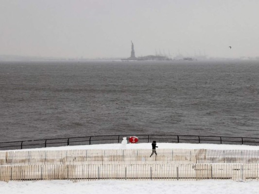 Las imágenes más impresionantes de la nevada en Nueva York