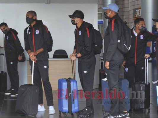 FOTOS: Así fue la llegada de Olimpia a Tegucigalpa tras su eliminación de la Concachampions