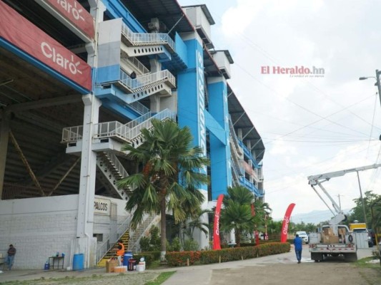 Así se encuentra el estadio Olímpico previo al juego de Honduras ante Estados Unidos