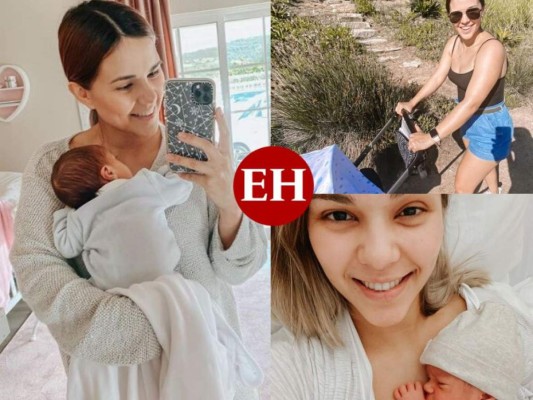 Así disfruta Anita, hija de Cash Luna, su etapa como mamá