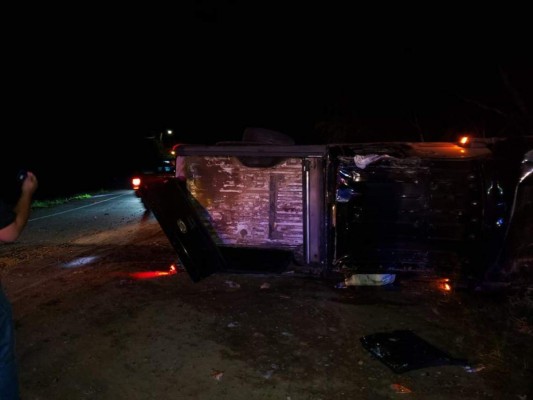 FOTOS: Así quedó el vehículo del alcalde capitalino 'Tito' Asfura tras aparatoso accidente