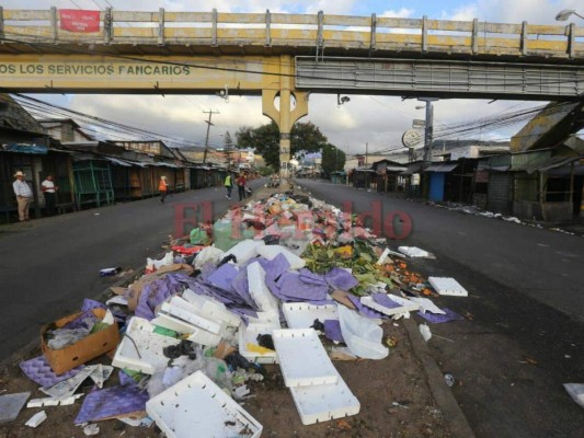 Más de 100 toneladas de basura dejó la Navidad en las calles capitalinas