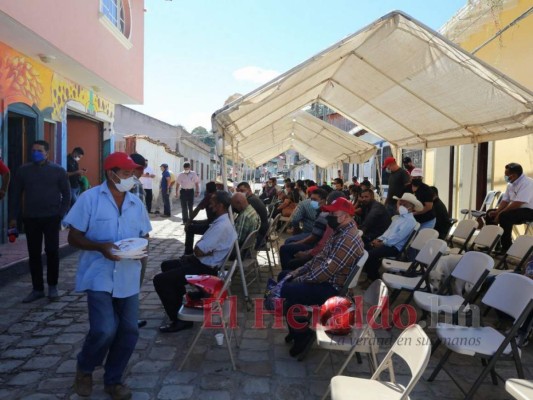 Primeras imágenes del velorio de Francisco Gaitán, alcalde de Cantarranas