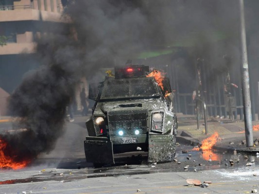 Las fotos más impactantes de las violentas protestas en Chile