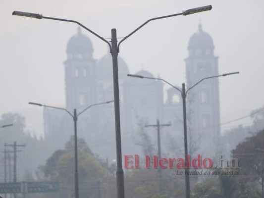 FOTOS: La capital se viste de gris por el humo que dejan los incendios forestales