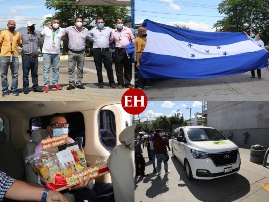 EN FOTOS: Alcaldes hondureños viajan a El Salvador por donación de vacunas anticovid