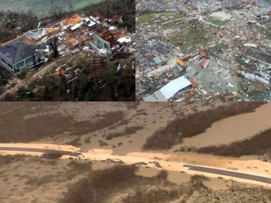 Las primeras fotos aéreas de la devastación de Dorian en Bahamas