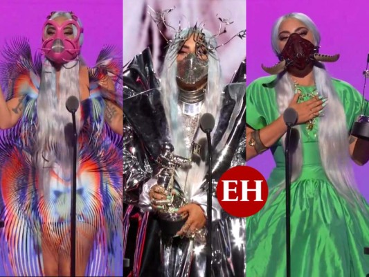 Mascarillas extravagantes, el accesorio estrella en los VMA´s (FOTOS)   