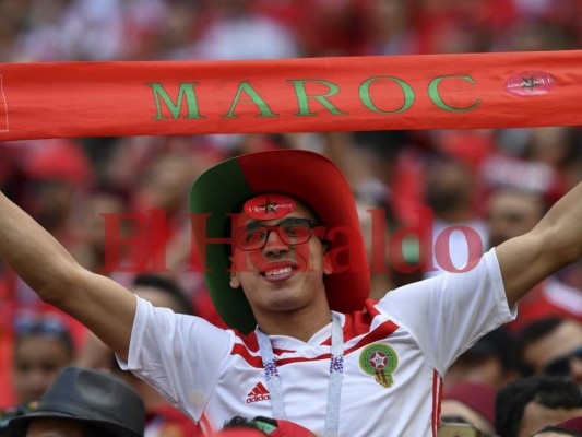 Los looks más extraños de los aficionados de Portugal y Marruecos en el estadio Luzhniki