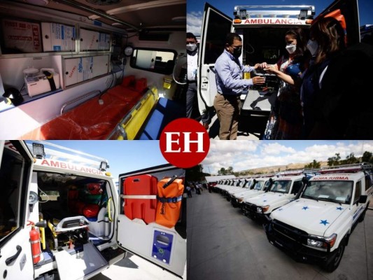 Así lucen las nuevas ambulancias para el traslado de pacientes con covid-19