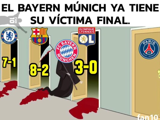 Los divertidos memes que dejó la victoria 3-0 del Bayern sobre el Lyon