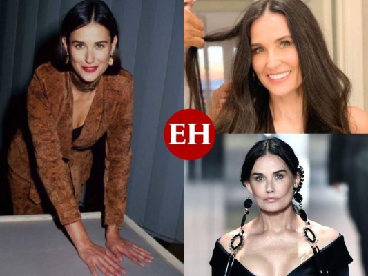 El drástico e impactante cambio en el rostro de Demi Moore