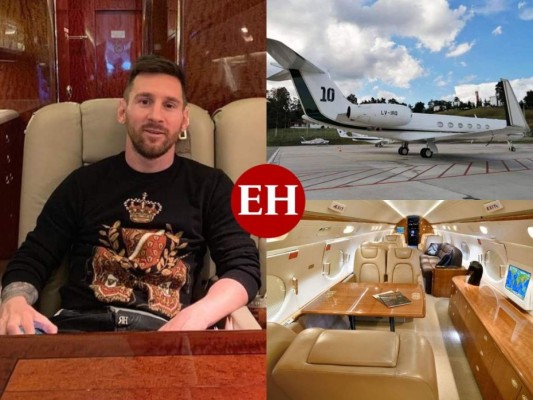 Así es el lujoso jet privado de Lionel Messi para sus viajes personales (FOTOS)