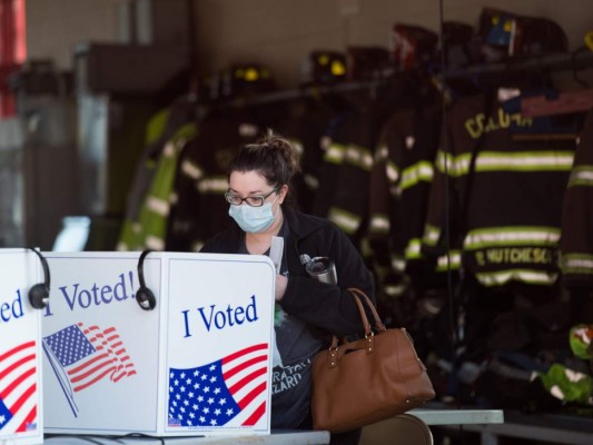 Las imágenes del ambiente electoral en Estados Unidos