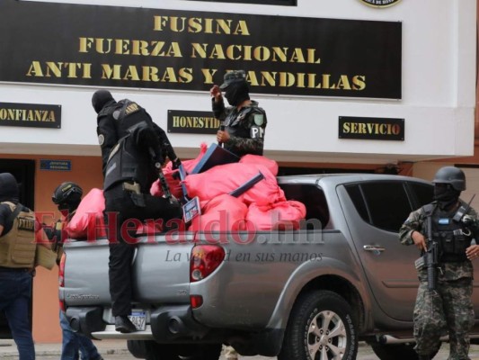 El decomiso de droga a la pandilla 18 en colonia El Pedregal, valorada en millón y medio (FOTOS)