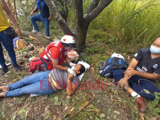 Las imágenes del aparatoso accidente que dejó varios heridos en la carretera al sur