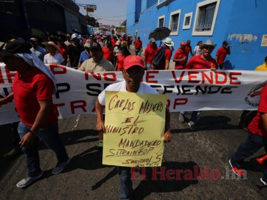 FOTOS: Las exigencias de los hondureños en el Día del Trabajador