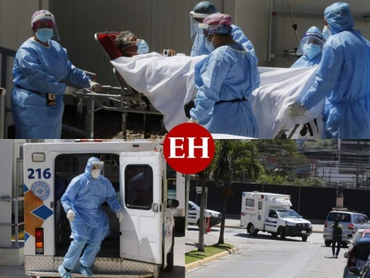 FOTOS: Trasladan primeros pacientes al hospital móvil de Tegucigalpa