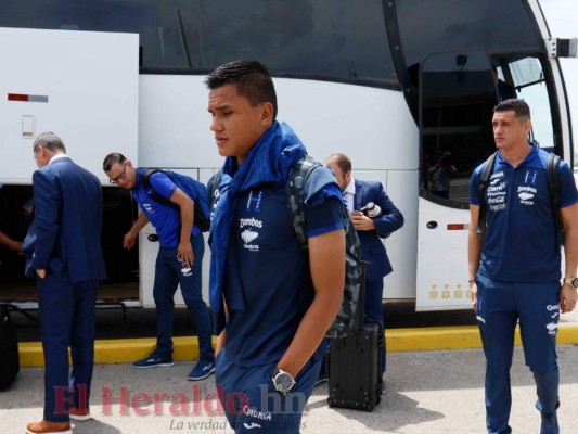 Selección de Honduras partió a Miami para jugar la Copa Oro