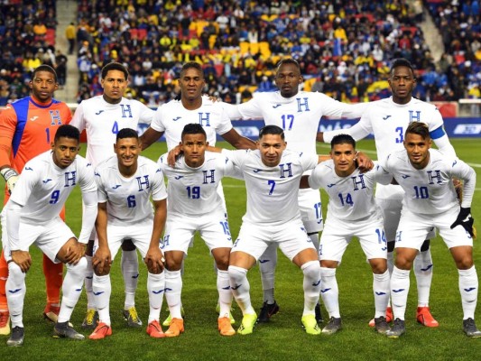 El partido amistoso entre Honduras y Ecuador en siete fotografías