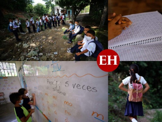 Con un balde con agua limpia y jabón como únicos insumos, escuelas del interior no han frenado clases