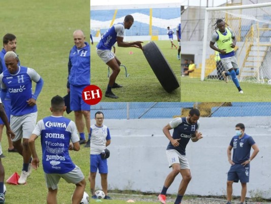 Las imágenes del entreno de la Selección de Honduras en el Morazán