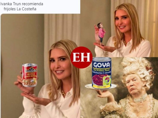 Ivanka Trump desata ola de memes tras posar con lata de frijoles Goya