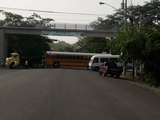 Así es el ambiente que deja el paro de transporte en Honduras